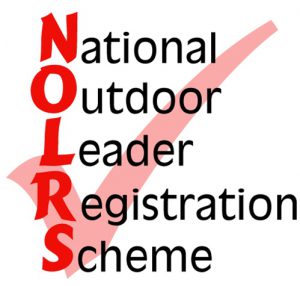 The National Outdoor Leader Registration Scheme (NOLRS) logo